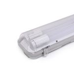 Noxion Pantalla LED Estanca Alojamiento Poseidon V2.0 incl. 2x Noxion Tubo LED T8 Standard Output 19W 2x2300lm - 830 Luz Cálida | 150cm