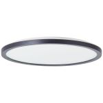 Brilliant Brennan Luz de techo Plástico Negro Blanco 13W 2000lm - 840 Blanco Frio | 294mm - IP44 - 3 Pasos Regulable
