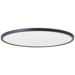Brilliant Brennan Luz de techo Plástico Negro Blanco 30W 4000lm - 840 Blanco Frio | 541mm - IP44 - 3 Pasos Regulable
