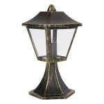 Ledvance Farol exterior E27 Endura Classic Negro-Oro | 33cm - Traditioneel