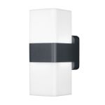 Ledvance Smart+ Wifi Luz De Pared Gris Up & Down - Al Aire Libre - 13.5W 950lm - 830 Luz Cálida | RGBW - Regulable