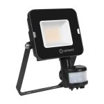Ledvance Proyector LED Compacto Negro 20W 1800lm 100D - 830 Luz Cálida | IP65 - Simétrico - Sensor de movimiento y luz