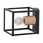 Ledvance Decor Nairobi Acero Pared Negro | Apta para E27