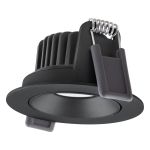 Ledvance Foco LED Adjust Aluminium Negro 8W 680lm 36D - 930 Luz Cálida | Recorte 68mm - IP20 - Mejor reproducción de color - Regulable