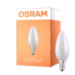 Osram LED Classic E14 Vela Con Filamento Mate 1.2W 255lm - 827 Luz Muy Cálida | Reemplazo 25W