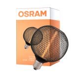 Osram Decor Straw E27 Tubular Con Filamento Clara 3.5W 110lm - 818 Luz Muy Cálida | Regulable - Reemplazo 15W