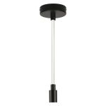 Ledvance Decor Glow Colgante De Luz Negro 9W 450lm - 927 Luz Muy Cálida | 140mm - Mejor Reproducción De Color