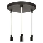 Ledvance Decor Glow Colgante De Luz Negro 28W 1400lm - 927 Luz Muy Cálida | 400mm - Mejor Reproducción De Color
