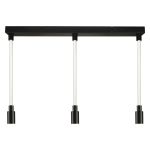 Ledvance Decor Glow Colgante De Luz Negro 28W 1400lm - 927 Luz Muy Cálida | 700mm - Mejor Reproducción De Color