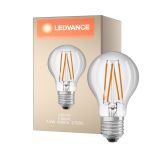 Ledvance Classic LED E27 Pera con Filamento Clara 7.3W 806lm - 827 Luz muy Cálida | Reemplazo 60W