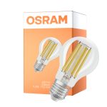 Osram Classic LED E27 Pera Con Filamento Clara 7.2W 1521lm Ultra Efficiency - 840 Blanco Frio | Reemplazo 100W