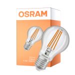 Osram Classic LED E27 Pera Con Filamento Clara 7.3W 806lm - 827 Luz Muy Cálida | Sensor De Movimiento Y Luz - Reemplazo 60W