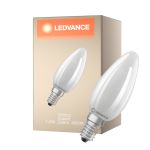 Ledvance LED Classic E14 Vela Con Filamento Mate 1.2W 255lm - 840 Blanco Frio | Reemplazo 25W
