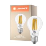 Ledvance Classic LED E27 Pera Con Filamento Clara 5W 1055lm - 827 Luz Muy Cálida | Regulable - Reemplazo 75W