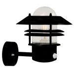Nordlux Blokhus Up Luz De Pared Sensor Negro | Apta para 1x E27