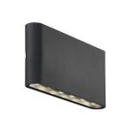 Nordlux Kniver Luz De Pared Aluminium Negro 8.5W 285lm - 830 Luz Cálida