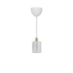 Nordlux Siv Colgante De Luz Mármol y Metal Blanco | 65mm - Apta para E27