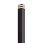 Nordlux Elm Lámpara de pedestal Aluminium Negro | IP44 - Apta para E27
