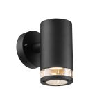 Nordlux Birk Luz De Pared Aluminium Negro | 90mm - IP44 - Apta para GU10