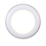 Nordlux Luz de techo Elkton 8 Blanco 5W 350lm - 827 Luz Muy Cálida | IP20 - 3 Pasos Regulable