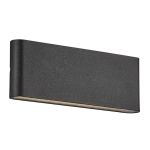 Nordlux Kniver Luz De Pared Aluminium Negro 10W 800lm - 830 Luz Cálida