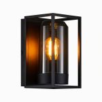 Nordlux Griffin Luz De Pared Aluminium Negro | Apta para E27