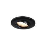 Nordlux Umberto Downlight Aluminium Negro | Apta para GU10