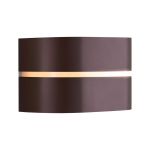 Nordlux Sibelis Luz De Pared Aluminium Marrón | IP44 - Apta para E27