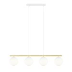 Emibig Colgante De Luz Allora Acero Blanco | Apta para 4x E14 - Max 10W