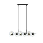 Emibig Colgante De Luz Rory Acero Negro | Apta para 6x E14 - Max 10W