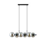 Emibig Colgante De Luz Rory Acero Negro | Apta para 6x E14 - Max 10W