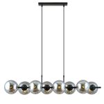 Emibig Colgante De Luz Rory Acero Negro | Apta para 8x E14 - Max 10W