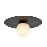 Emibig Luz de techo Solar Acero Negro | Apta para 1x E14 - Max 10W