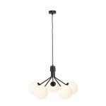 Emibig Colgante De Luz Nova Acero Negro | Apta para 5x E14 - Max 10W