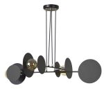 Emibig Colgante De Luz Idea Acero Negro | Apta para 4x E27 - Max 10W