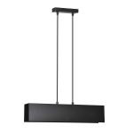 Emibig Colgante De Luz Gentor Acero Negro | Apta para 2x E27 - Max 15W
