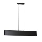 Emibig Colgante De Luz Gentor Acero Negro | Apta para 3x E27 - Max 15W