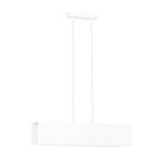 Emibig Colgante De Luz Gentor Acero Blanco | Apta para 2x E27 - Max 15W