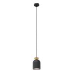 Emibig Colgante De Luz Target Acero Negro | Apta para 1x E27 - Max 15W