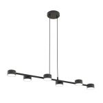 Emibig Colgante De Luz Megara Acero Negro | Apta para 6x GX53 - Max 12W