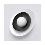 Emibig Luz De Pared Poppi Acero Blanco | Apta para 1x G9 - Max 8W