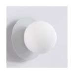 Emibig Luz De Pared Americana Acero Gris | Apta para 1x G9 - Max 8W
