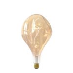 Calex XXL Organic Evo Oro LED E27 Con Filamento 6W 300lm- 818 Luz Muy Cálida | Regulable