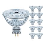 Multipack 10x Ledvance Performance Foco LED Reflector GU5.3 MR16 3.4W 230lm 36D - 927 Luz muy Cálida | Mejor reproducción de color - Regulable - Reemplazo 20W