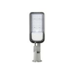 Bright Choice Lamparas LED Para Calles 50W 6000lm 70x140D - 740 Blanco Frio | IP65 - Sensor De Luz - Asimétrico