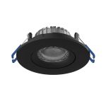 Noxion Foco LED Ares Ajustable Negro 6W 540lm 927-940 3CCT | Recorte 68mm