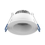 Noxion Foco LED Ares Profundo Blanco 6W 540lm 927-940 3CCT - con Inner Circulo Blanco| Recorte 68mm