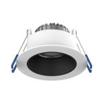 Noxion Foco LED Ares Profundo Blanco 6W 540lm 927-940 3CCT - con Inner Circulo Negro | Recorte 68mm