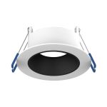 Noxion Foco LED Ares Profundo ring Blanco - con Inner Circulo Negro | Recorte 68mm - incl. GU10 Fitting