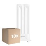 Multipack 10x Ledvance DULUX-F LED 8W - 840 Blanco Frio | 4-Pines - Reemplazo 18W